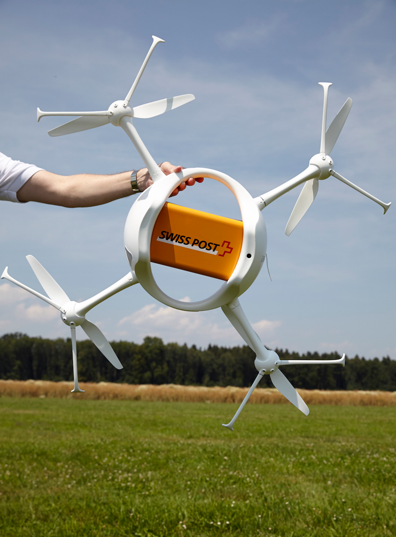 Illustration for article titled Switzerland is Testing a Drone Delivery Service for Emergency Supplies